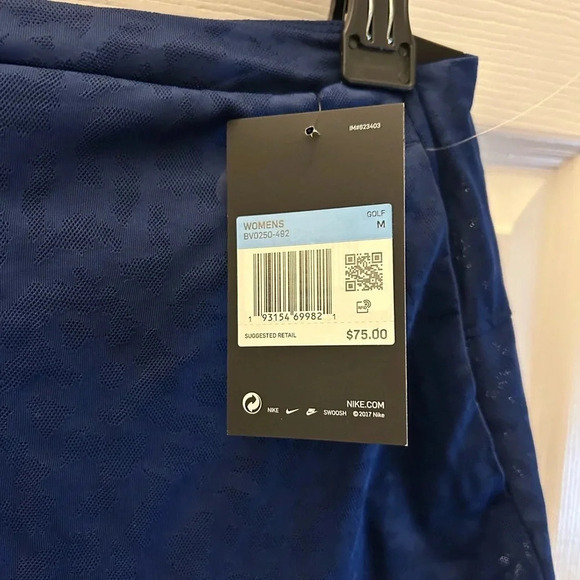 ! Nike Dri Fit Breathe Fairway Black Leopard Golf Skort m - Picture 5 of 5